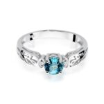 Inel Aur 14K cu Topaz 0.50ct - Imagine 6