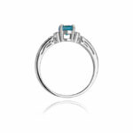 Inel Aur 14K cu Topaz 0.50ct - Imagine 7