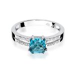 Inel Aur 14K cu Topaz 1.10 ct - Imagine 6