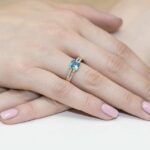 Inel Aur 14K cu Topaz 1.10 ct - Imagine 4