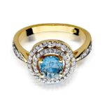 Inel Aur 14K cu Topaz 0.80 ct - Imagine 2
