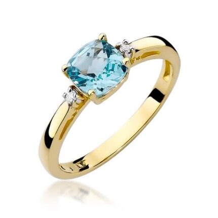 Inel Aur 14K cu Topaz 1.10 ct