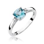 Inel Aur 14K cu Topaz 1.10 ct - Imagine 5