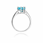 Inel Aur 14K cu Topaz 1.20 ct - Imagine 7
