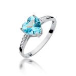 Inel Aur 14K cu Topaz 1.20 ct - Imagine 5