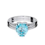 Inel Aur 14K cu Topaz 1.20 ct - Imagine 6