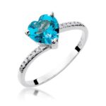 Inel Aur 14K cu Topaz 1.20 ct - Imagine 5