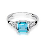 Inel Aur 14K cu Topaz 1.40 ct - Imagine 6