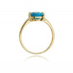 Inel Aur 14K cu Topaz 2.40 ct - Imagine 3