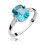 Inel Aur 14K cu Topaz 2.40 ct - Imagine 5