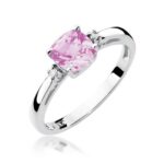 Inel Aur 14K cu Topaz Roz 1.10 ct - Imagine 4